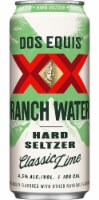 Dos Equis Ranch Water Hard Seltzer Classic Lime, Single 24 fl oz Can Perspective: Main