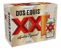 Dos Equis Ambar Mexican Lager Beer, 12 Pack, 12 fl oz Cans Perspective: Main