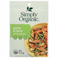 Simply Organic® Garlic And Herb Vegetable Seasoning Mix Perspective: Main
