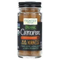 Frontier Cinnamon Ground CERTIFIED ORGANIC (3% oil) 1.90 oz. Bottle (a) Perspective: Main