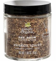 Simply Organic Awaken Spices Pre-Brew Coffee Spices Perspective: Main
