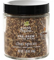 Simply Organic Chai Spices Pre-Brew Coffee Spices Perspective: Main