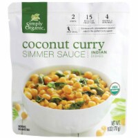 Simply Organic 19628 Coconut Curry Simmer Sauce