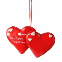 Roman 4.25  Lovers  So Happy Together  Hearts Christmas Ornament