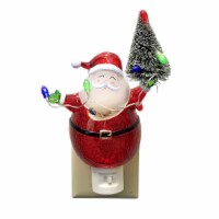 Christmas Santa W/ Xmas Tree Night Light Christmas Lights Electric 164017