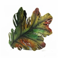 Roman 6 Green and Brown Oak Leaf Thanksgiving Votive Candle Holder