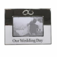 Home Decor Our Wedding Day Photo Frame Metal Marriage Rings Love 19299