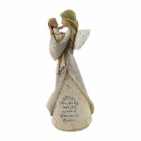 Figurine Baby Blessing Angel Polyresin Mother Child Newborn Blessing 16127