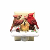 Christmas Cardinal Campfire Night Light Christmas Fire Marshmellows 160230