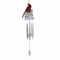 Roman 16.00 Cardinal Small Windchime Bell Red Bird