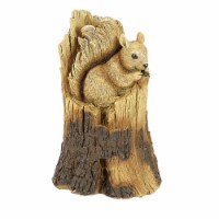 Home & Garden Squirrel Statue Polyresin Tree Trunk Acorn 14372