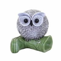 Home & Garden Owl On Boot Pudgy Pal Statue Polyresin Garden 18998