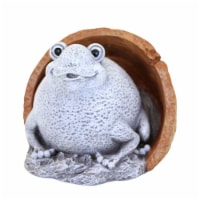 Home & Garden Frog In Pot Statue Pudgy Pals Polyresin Terracotta 19011.