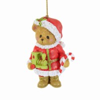 Cherished Teddies 3.50 Santa Bear 2023 Ornament Annual Bear Ornament For 2023