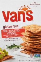 Van's Gluten Free Fire Roasted Veggie Crackers Perspective: Main