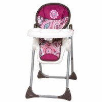 Baby Trend Sit-Right Durable Compact Freestanding Foldable High Chair, Paisley