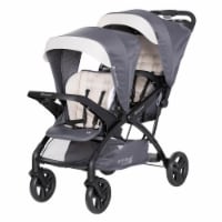 Baby Trend Sit N' Stand Double Stroller 2.0 DLX w/5 Point Harness, Magnolia