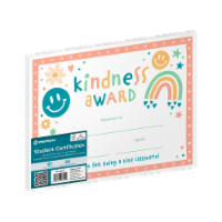 Printworks Kindness Award Student Certificates