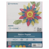 Printworks® Multi-Colored Paper - 100 Pack - Neon