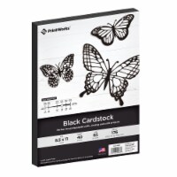 Printworks Cardstock - 40 Pack - Black Perspective: Main