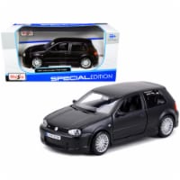 Volkswagen Golf R32 Matt Black \Special Edition\ Series 1/24 Diecast Model Car by Maisto