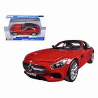 Mercedes AMG GT Red 1/24 Diecast Model Car by Maisto Perspective: Main