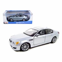 BMW M5 Diecast Model Silver 1 18 Die Cast Car By Maisto 1 City Market