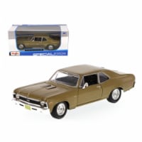 1970 Chevrolet Nova SS Gold 1/24 Diecast Model Car by Maisto