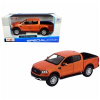 Maisto 31521or 2019 Ford Ranger FX4 Off Road Pickup Truck Copper Orange Metallic 1 by 27 Diec