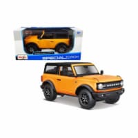 Maisto Special Edition 2021 Ford Bronco Badlands Orange 1:24 Car Perspective: Main