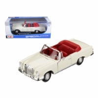 1967 Mercedes 280 SE Convertible Cream 1/18 Diecast Model
