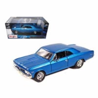 1966 Chevrolet Chevelle SS 396 Blue 1/24 Diecast Model Car by Maisto Perspective: Main