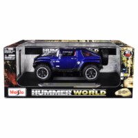 Maisto 32117dkbl Hummer HX Concept Dark Blue Metallic Hummer World 1-18 Diecast Model Car
