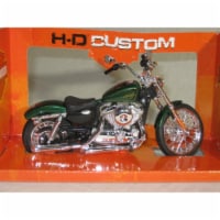Maisto 32335GRN 2013 Harley Davidson XL 1200V Seventy Two Motorcycle Model 1 by 12 Scale - Gr