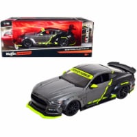 Maisto 32615gry 1-18 Diecast Series Modern Muscle 2015 Ford Mustang GT 5.0 Model Car, Gray Me