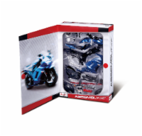 Maisto R/C 1:12 Assembly Line Motorcycle - Blue Perspective: Main