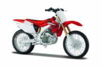 Maisto R/C 1:12 Assembly Line Motorcycle - Red/White Perspective: Main
