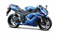 Maisto 1:12 AL Kawasaki Ninja ZX-6R - Blue/Black Perspective: Main