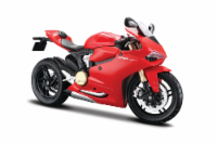 Maisto 1:12 Assembly Line Ducati 1199 Panigale - Red Perspective: Main