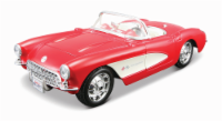 Maisto 1:24 Assembly Line 1957 Chevrolet Corvette - Red/White Perspective: Main