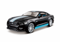 Maisto 1:24 Design Assembly Line 2015 Ford Mustang GT - Black/Teal Perspective: Main