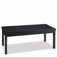Main Street Espresso Wood and Wood Veneer Coffee Table