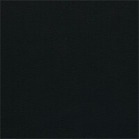 Augusta Storage Leather Ottoman in Black