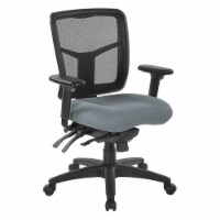 ProGrid Back Mid Back Manager's Chair in Fun Colors Gray Fabric