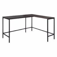 Contempo L-shaped Desk in Ozark Ash Brown finish