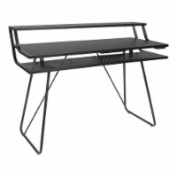 Glitch Battlestation Gaming Desk  in Black