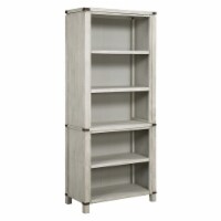 Baton Rouge 72  Bookcase in Champagne Oak Finish Engineered Wood