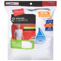 Hanes® Tagless T-Shirts - Medium / White