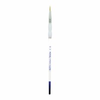 Soft-Grip Golden Taklon Round Brush-Size 2
