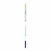 Soft-Grip Golden Taklon Round Brush-Size 6
